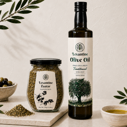 The Classic Pairing (Olive Oil and Zaatar)