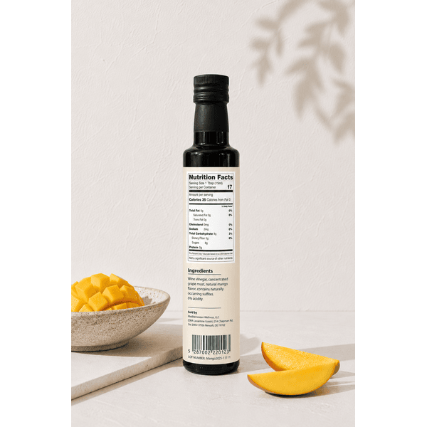 Levantine Mango Balsamic Vinegar bottle with label