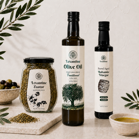 The Full Mediterranean Experience (Olive Oil, Barrel Aged Balsamic, and Zaatar)