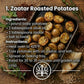 Zaatar roasted potatoes with ingredients 