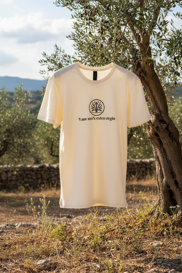 T-shirt "I'm 100% Extra Virgin" -  Unisex design