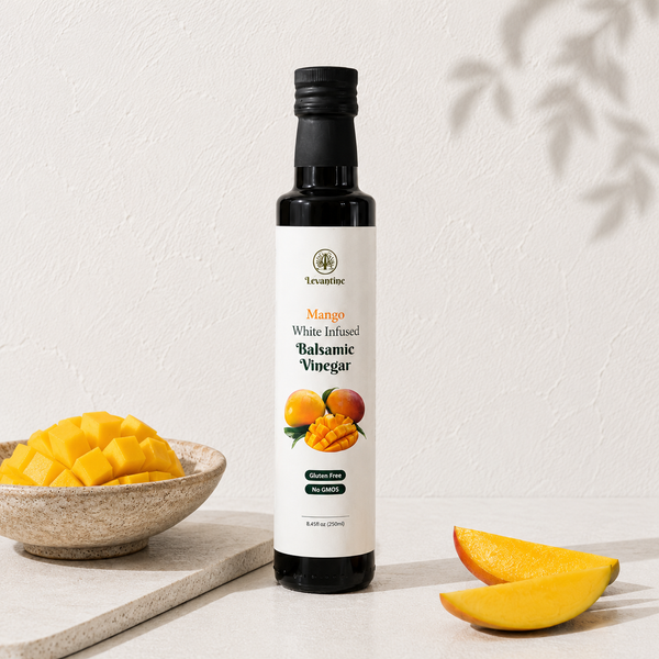 Bottle of Levantine Mango Balsamic Vinegar